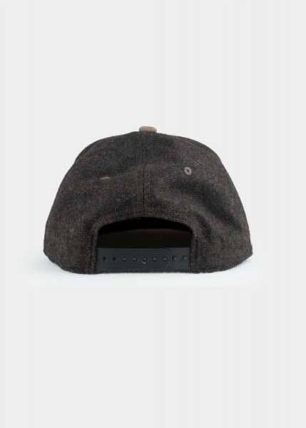 Cap "Brasswiesn" - schwarzbraun (Snapback)